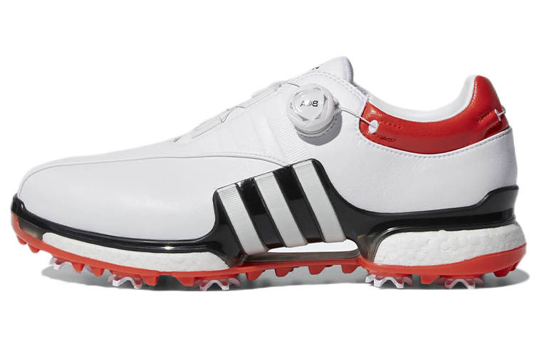 Adidas Adidas Tour360 Eqt Boa Abrasion Resistant Low top Golf Shoes Men's White Black Red