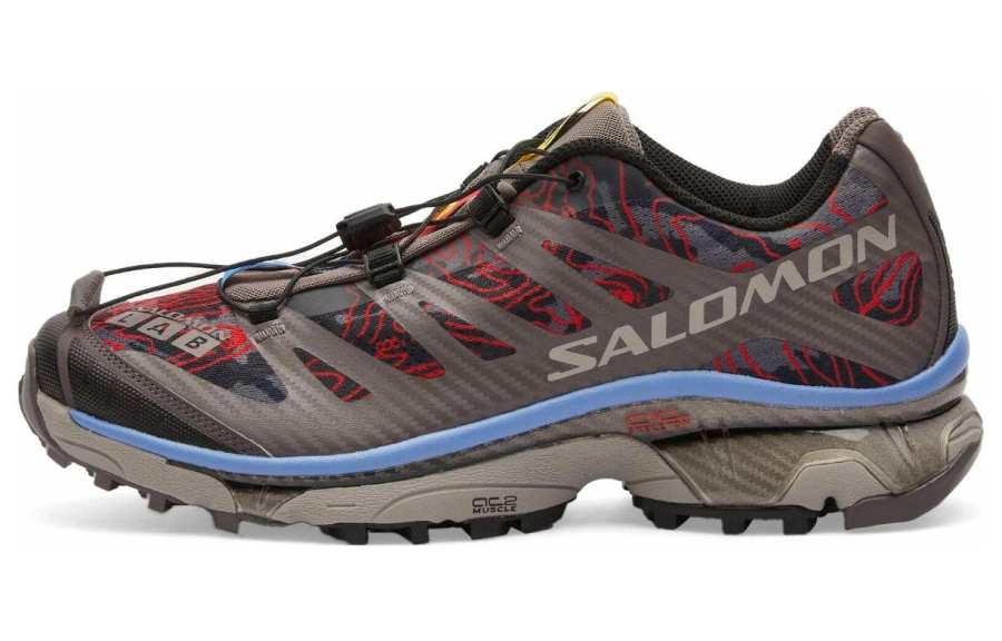 SALOMON XT 4 'Topography Pack' Low top Outdoor Shoes Unisex Brown Red