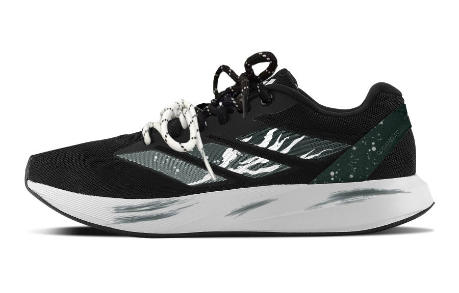 Adidas Adidas Duramo RC Cushioning, Wear Resistant Low top Training Sprint Racing Running Shoes Unisex Black Green