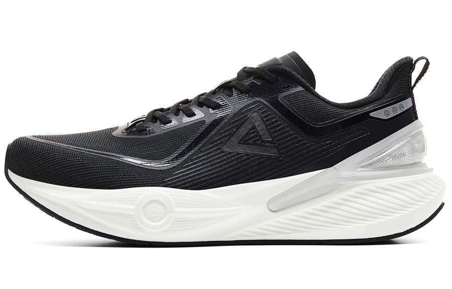 PEAK Taichi 7.0 PRO Slip Resistant Abrasion Resistant Support Low top Training Running Shoes Men's Black White