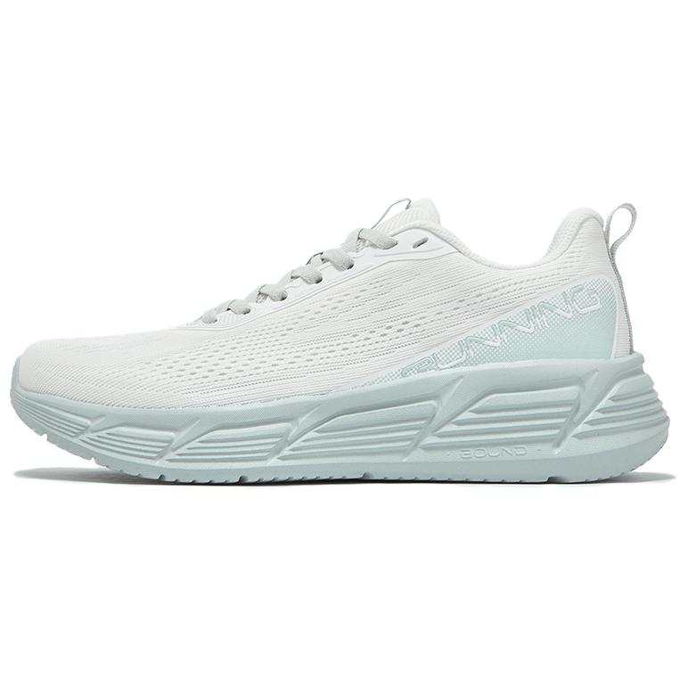 361° Abrasion Resistant Coverage Lightweight Low top Casual Sprint Running Shoes Women's White Cyan