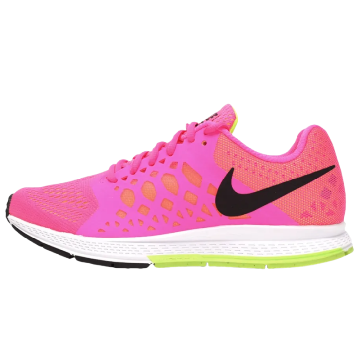 Nike Nike Zoom Pegasus 31 Comfortable Fabric Abrasion Resistant Breathable Low top Running Shoes Women's Pink