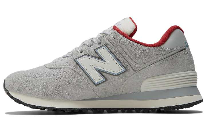 New Balance 574 Wmns New Balance 'Grey Blue Varsity Red' Women's