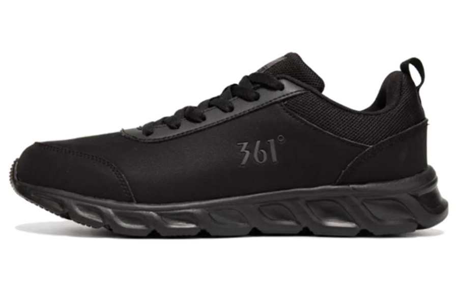 361° Cushioning, Wear Resistant Low top Running Shoes Men's Obsidian Charcoal Gray