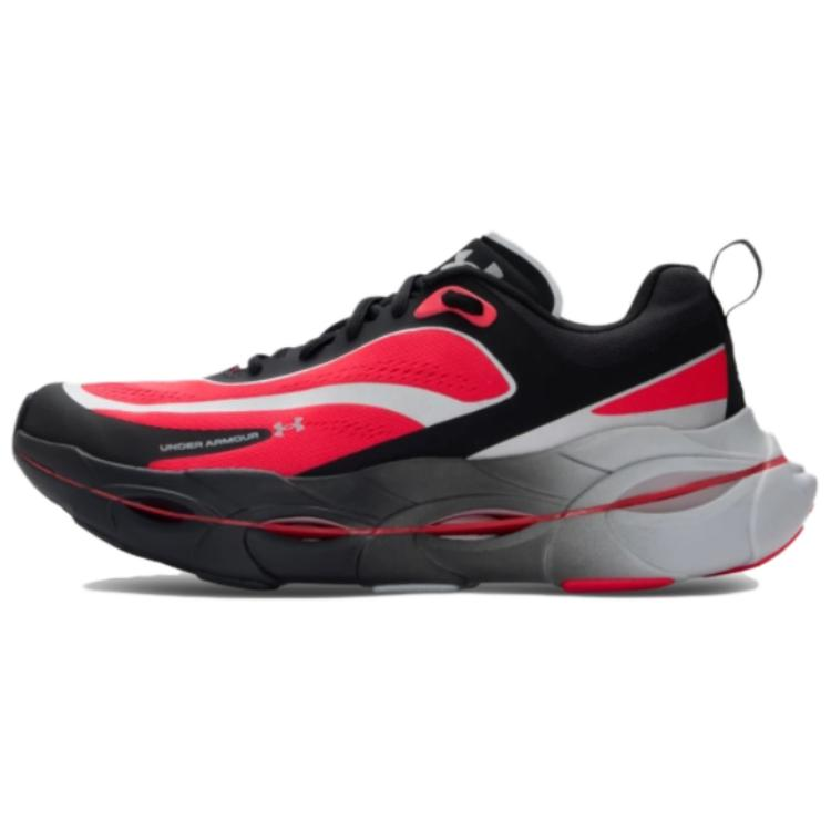 Under Armour Halo Racer Abrasion Resistant Breathable Low top Running Shoes Women's Black Red