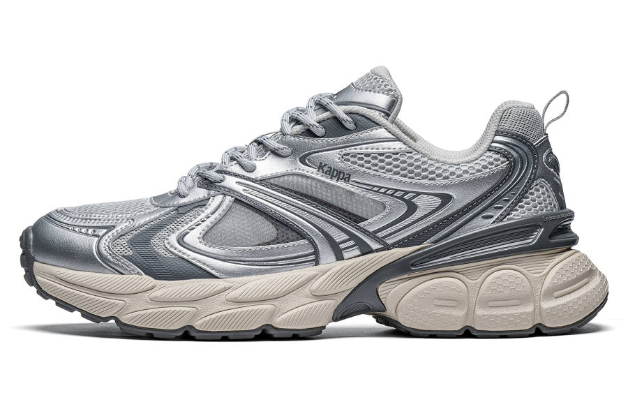 Kappa Galileo Height Increasing Low top Chunky Sneakers Unisex Cool Gray