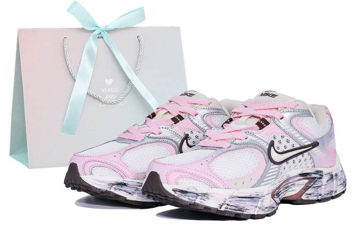 Nike Nike V5 RNR Cushioning Abrasion Resistant Breathable Low top Running Shoes Women's Pink