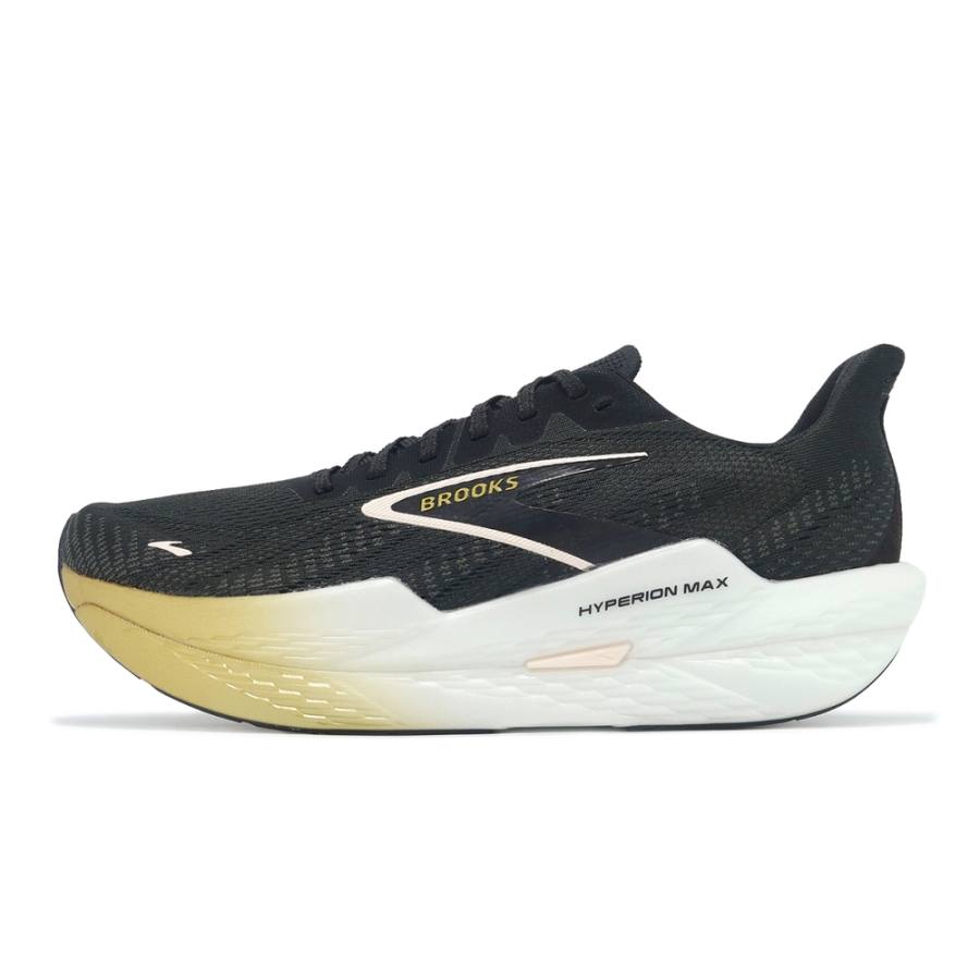 Brooks Hyperion Max Collection Abrasion Resistant Breathable Low top Marathon Running Shoes Men's Black Gold