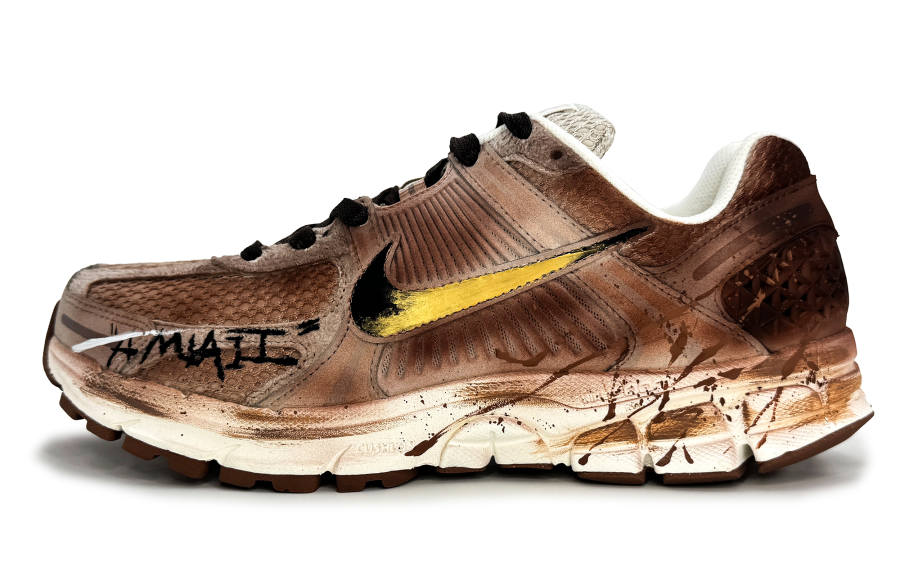 Nike Nike Zoom Vomero 5 Abrasion Resistant Abrasion Resistant Low top Running Shoes Unisex Dark Brown