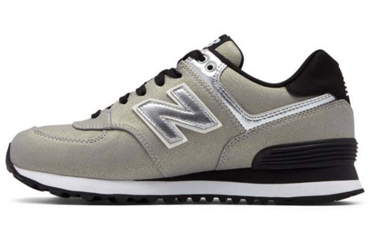 New Balance New Balance 574 Series Seasonal Shimmer Sneakers Silver Women's