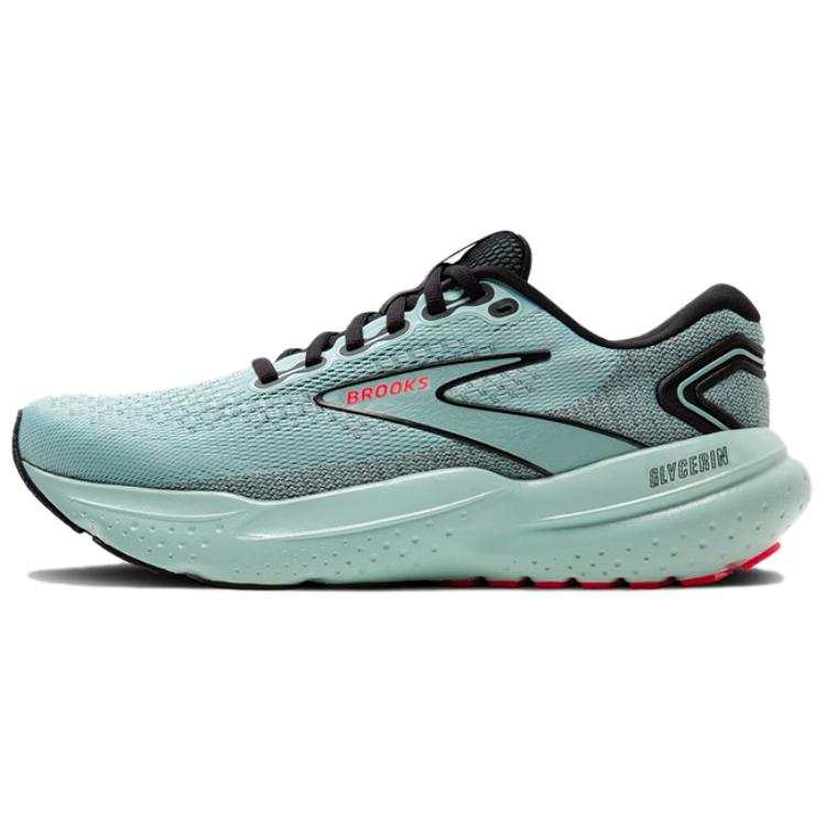 Brooks Glycerin 21 Slip Resistant Abrasion Resistant Low top Casual Running Shoes Women's Blue Black