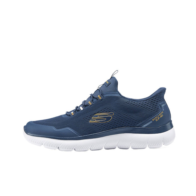 Skechers SPORT MENS Mesh Low top Running Shoes Men's Marine Blue