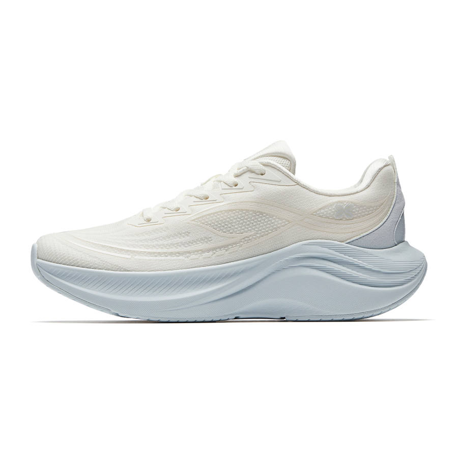 Anta Leaf 6.0 Low top EVA Midsole Casual Physical Fitness Test & Exam Running Shoes Women's White Gray Blue