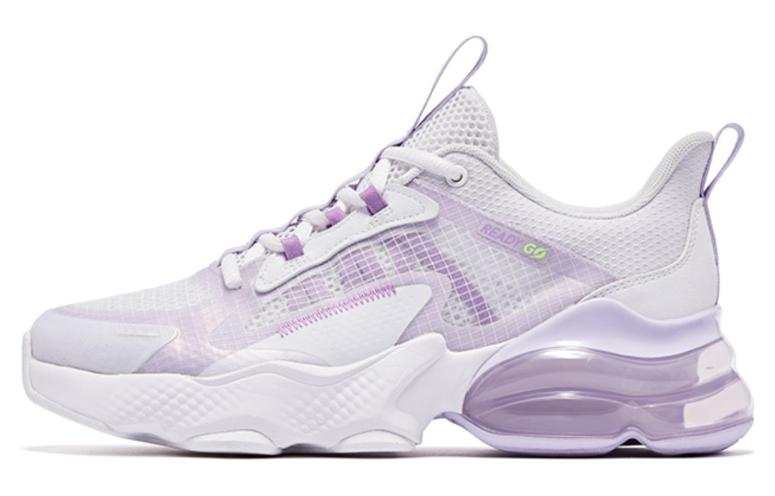 QIAODAN Beimei 2.0 Mesh Low top Casual Running Shoes Women's Purple White