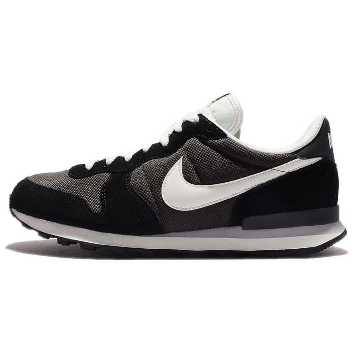 Nike Nike Internationalist Slip Resistant Abrasion Resistant Low top Casual Running Shoes Men's Black White