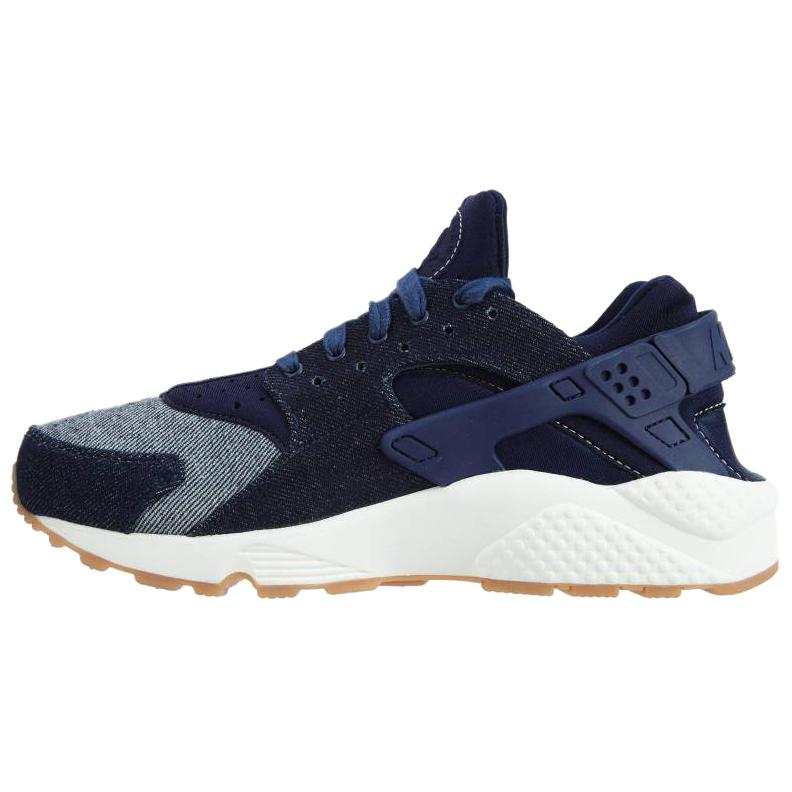 Nike Nike Air Huarache Slip Resistant Abrasion Resistant Low top Running Shoes Women's Blue