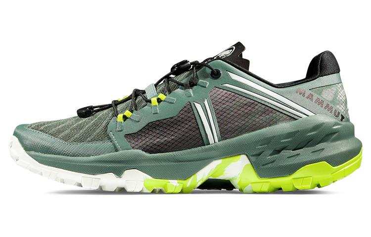 MAMMUT Sertig Cushioning Slip Resistant Abrasion Resistant Low top Outdoor Shoes Men's White Green