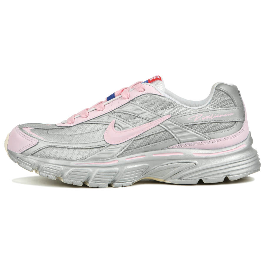 Nike Nike Initiator Cushioning Abrasion Resistant Cushioning, Wear Resistant Low top Casual Running Shoes Unisex Silver Pink
