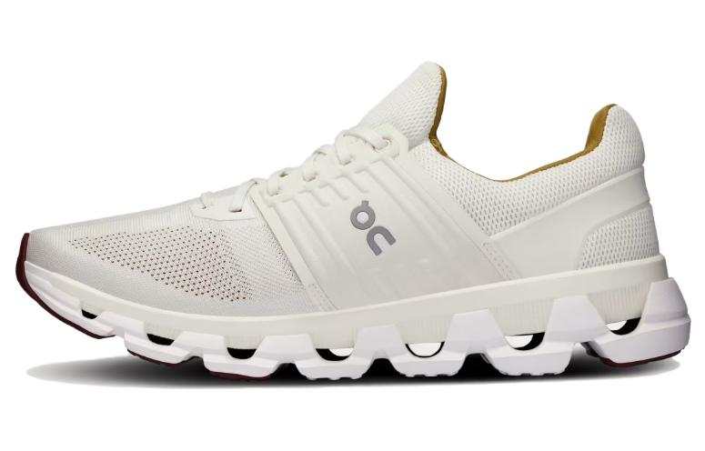 On Cloudswift Cushioning, Wear Resistant Low top Running Shoes Men's White