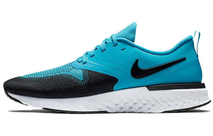 Nike Nike Odyssey React Flyknit 2 Fabric Cushioning Slip Resistant Cushioning Slip Resistant Low top Marathon Running Shoes