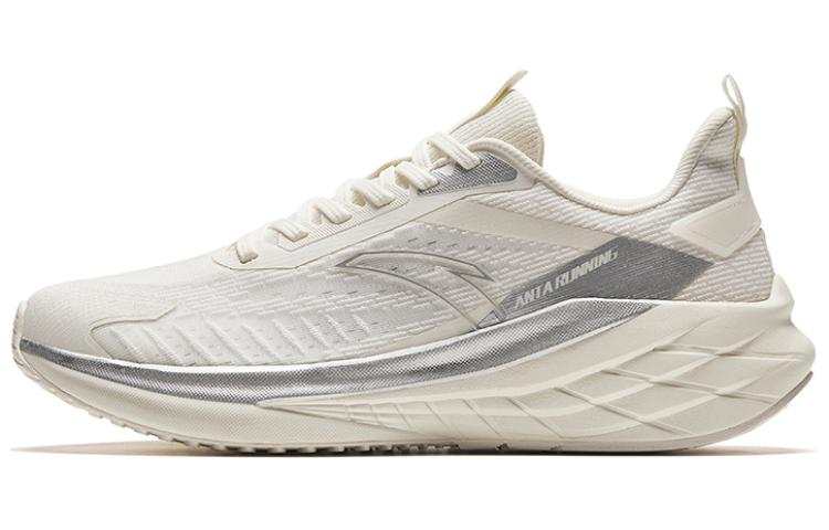Anta Fabric Cushioning Slip Resistant Abrasion Resistant Breathable Lightweight Rebound Low top Running Shoes Men's