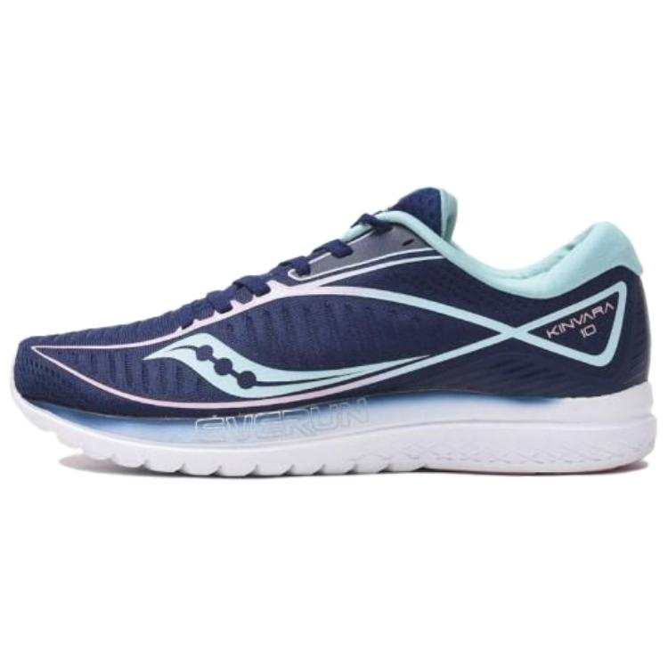 Saucony Kinvara 10 Slip Resistant Abrasion Resistant Low top Running Shoes Women's Blue