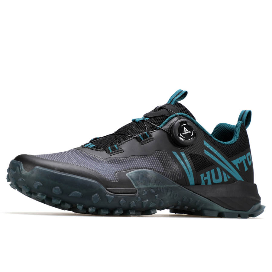 HUMTTO Low top Outdoor Shoes Men's Black Blue