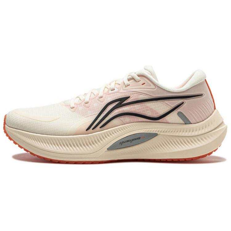 Li-Ning Li Ning Yueying 4 Running Shoes Men's Low Top Beige Pink