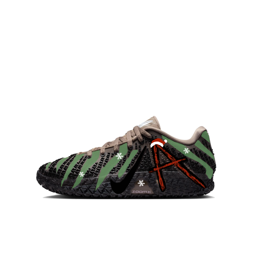 Nike Nike Ja Morant 3 Cushioning, Wear Resistant Low top Basketball Shoes Men's Black Green