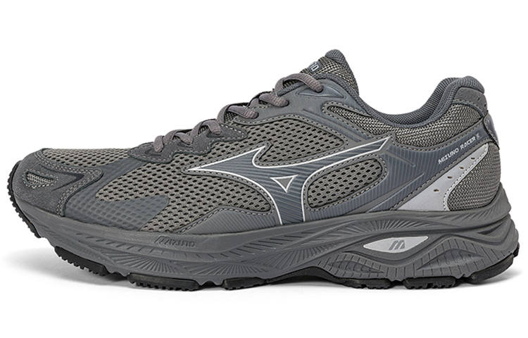 Mizuno Racer S Textile, Synthetic Leather Cushioning Slip Resistant Abrasion Resistant Breathable Low top