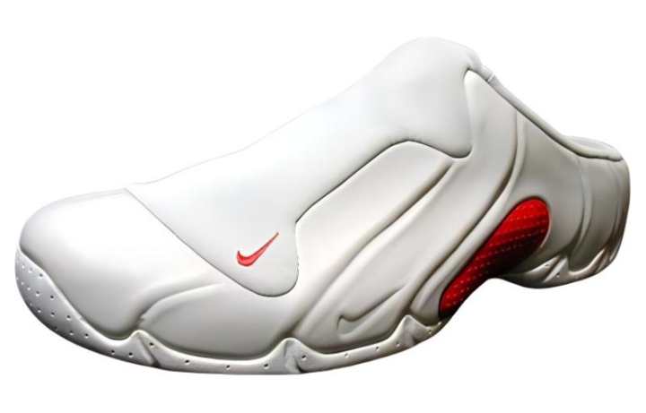 Nike Supreme x Nike Comfortable Round Toe Quiet Slide Slippers Men's White