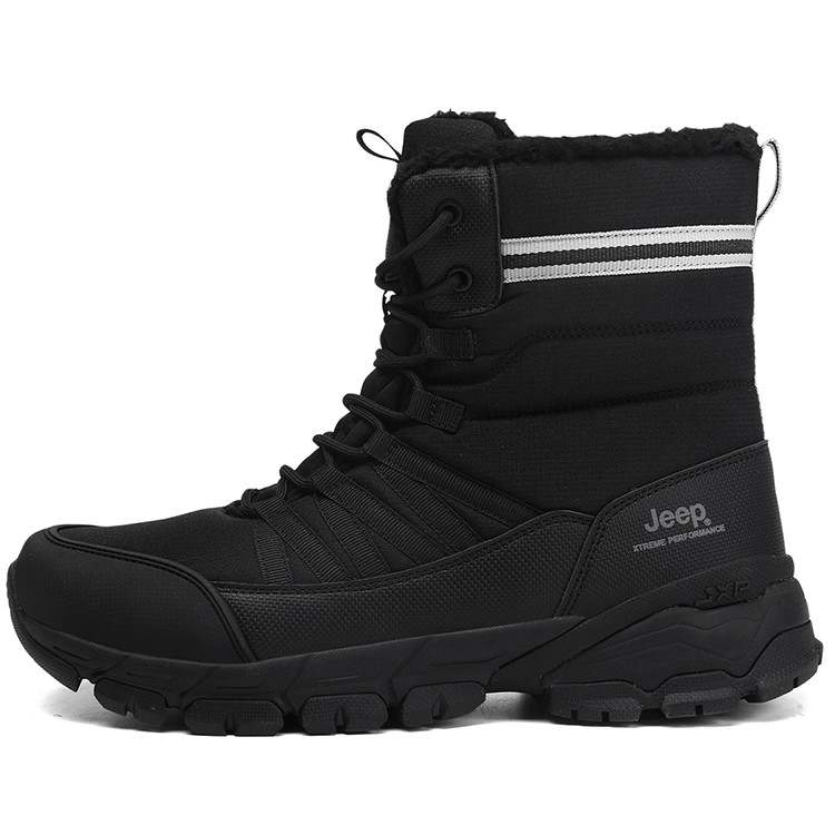 Jeep Thermal Abrasion Resistant Cushioning Height Increasing Platform Fleece Lined, Comfortable Crew Outdoor Boots