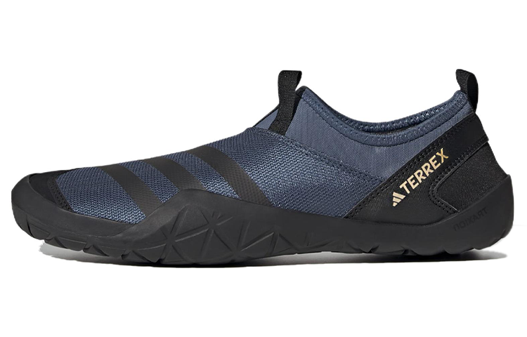 Adidas Adidas Terrex Jawpaw Minimalist Fashion Slip Resistant Abrasion Resistant Low top Outdoor Shoes Men's Blue Black