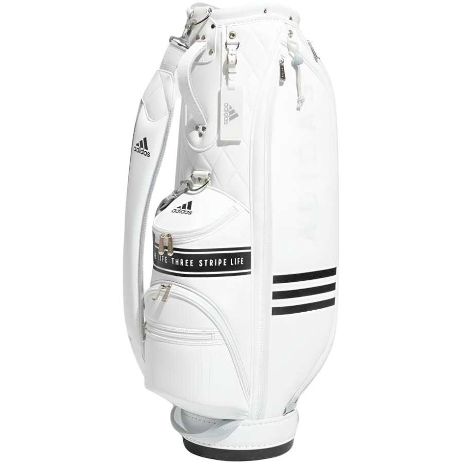Adidas Adidas Synthetic Leather Golf Bag Travel Organizers Women's White