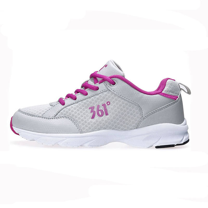 361° Cushioning, Wear Resistant Low top Running Shoes Women's Gray Purple