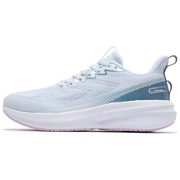 361° Comfortable And Breathable Abrasion Resistant Low top Casual Running Shoes Women's White Blue