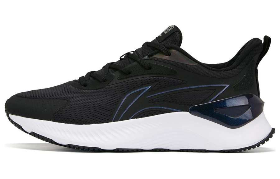 Li-Ning Li Ning YueYing 3.0 Cushioning Slip Resistant Abrasion Resistant Breathable Low top Running Shoes Men's Black Silver
