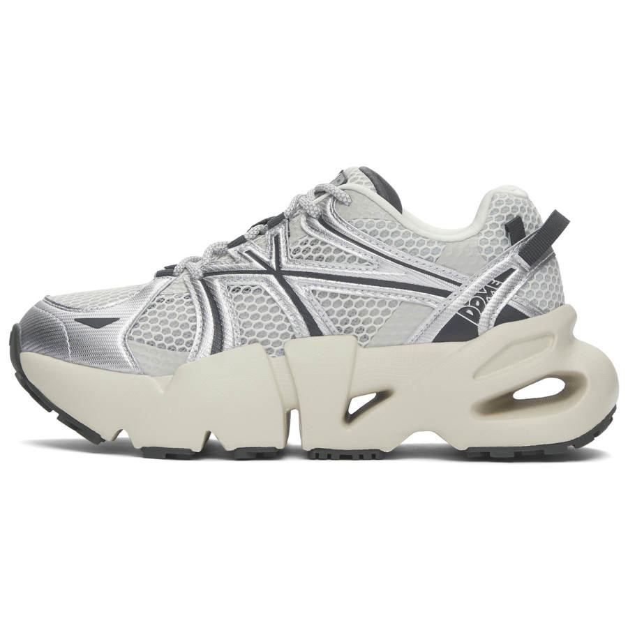 MLB New York Yankees Breathable Lightweight Height Increasing Low top Casual Running Shoes Unisex Silver