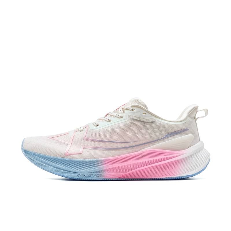 XTEP XTEP 2000km 3.0 Fabric Low top Training Running Shoes Men's White Pink Blue