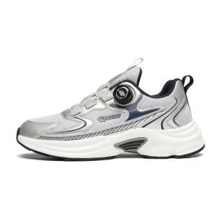 FEIYUE Breathable And Lightweight Low-top Running Shoes Men's Gray Silver