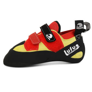 LUFU Abrasion Resistant Outdoor Shoes Unisex Red Yellow