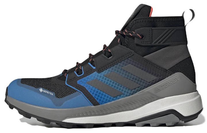 Adidas Adidas Terrex Trailmaker Gore Tex Hiking Slip Resistant Abrasion Resistant High top Outdoor Shoes Men's Black Blue