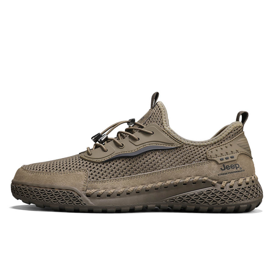 Jeep Low top Outdoor Shoes Men's Khaki