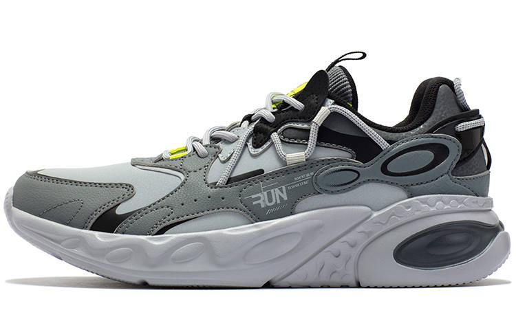 361° Cushioning Slip Resistant Cushioning Slip Resistant Low top Running Shoes Men's Gray