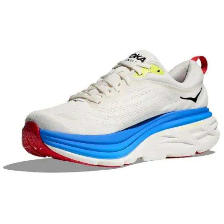 HOKA ONE ONE Bondi 8 Blanc De Blanc Virtual Blue