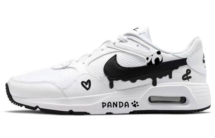 Nike Nike Air Max SC Slip Resistant, Abrasion Resistant, Breathable Low top Running Shoes Men's Black White
