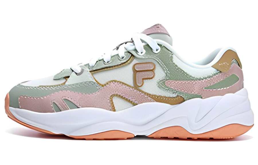 FILA FUSION Flash Sneakers 'White Green Pink' Women's