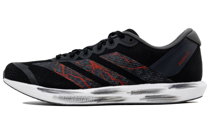 Adidas Adidas Adizero Lightweight Low top Running Shoes Unisex Black White Red