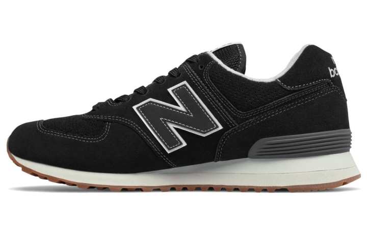 New Balance New Balance NB 574 Athleisure Mesh Low top Running Shoes Men's Black