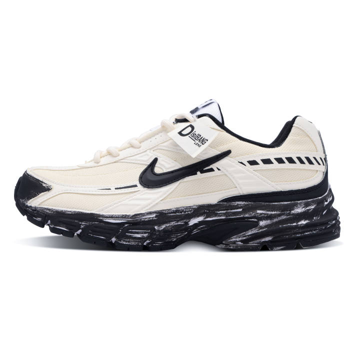 Nike Nike Initiator Abrasion Resistant Low top Running Shoes Unisex Black Beige